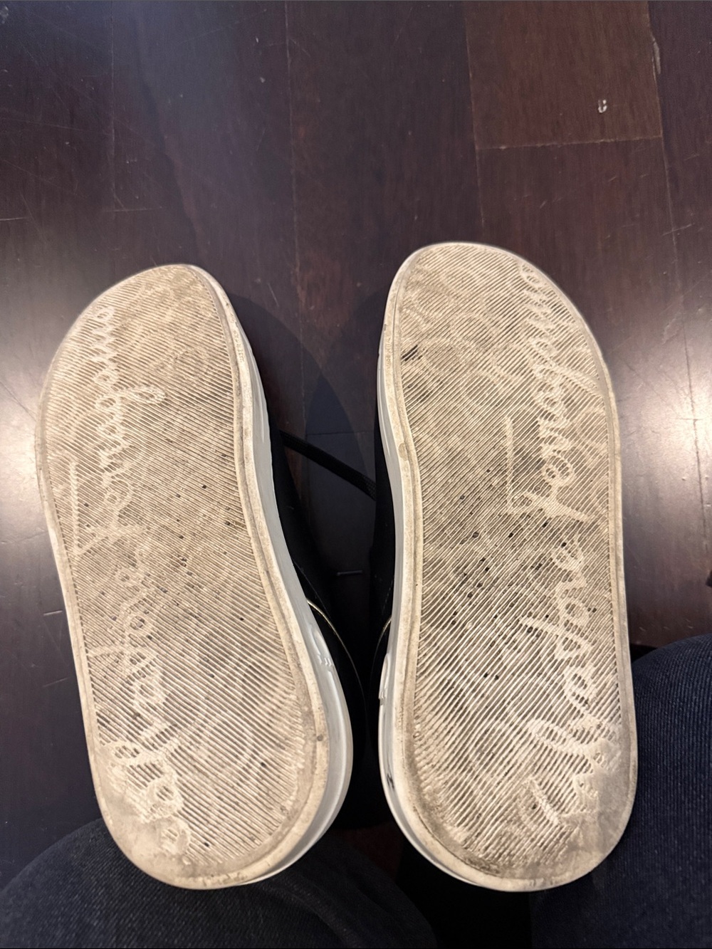 Salvatore Ferragamo Black Leather Low-Top Sneakers with White Sole - Picture 5 of 11
